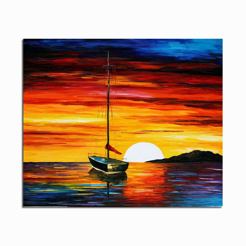 Frameless Abstract Sailing Seascape DIY Painting Handpainted Picture Painting On Canvas For Living Room Wall Artwork Frameless Abstract Sailing Seascape DIY Painting Handpainted Picture Painting On Canvas For Living Room Wall Artwork