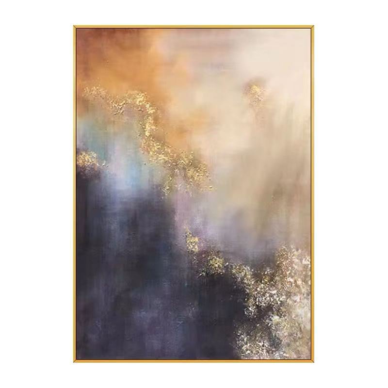 High Quality Golden Blue Black Abstract 100% Handmade Painting Modern Art Picture For Living Room Modern Cuadros Canvas Art High Quality Golden Blue Black Abstract 100% Handmade Painting Modern Art Picture For Living Room Modern Cuadros Canvas Art